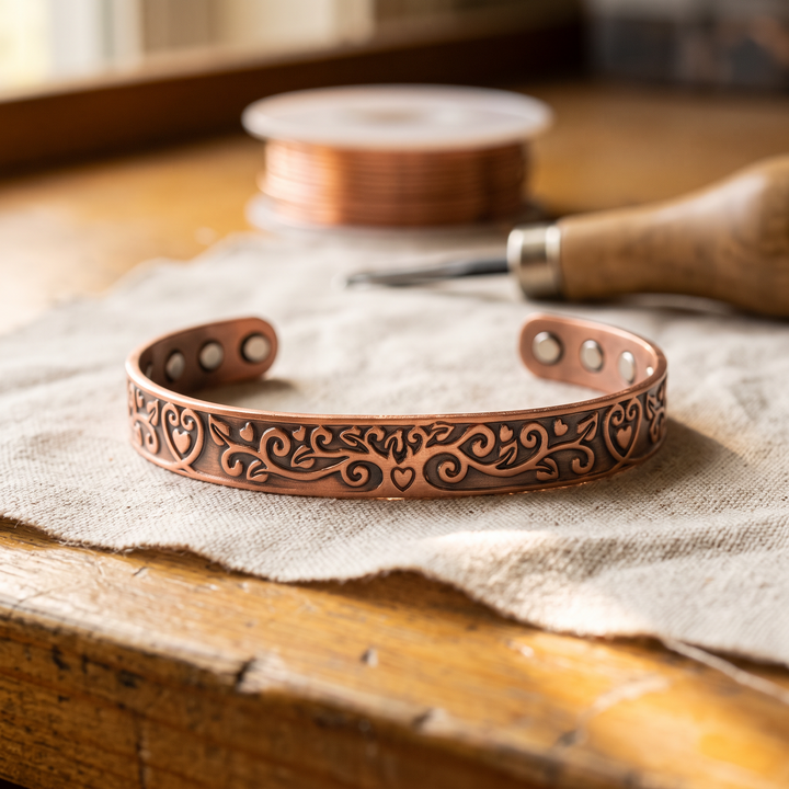 Miriam's Tide Copper Bracelet