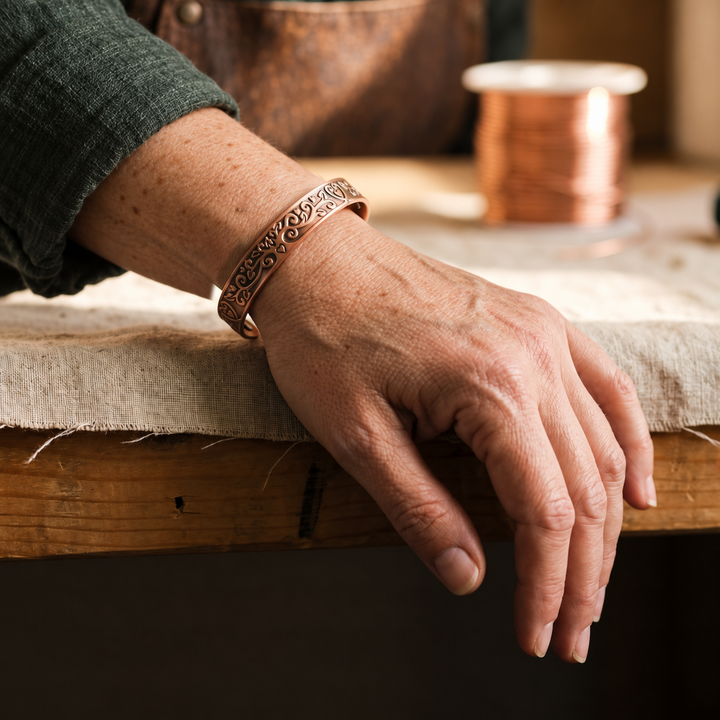 Miriam's Tide Copper Bracelet