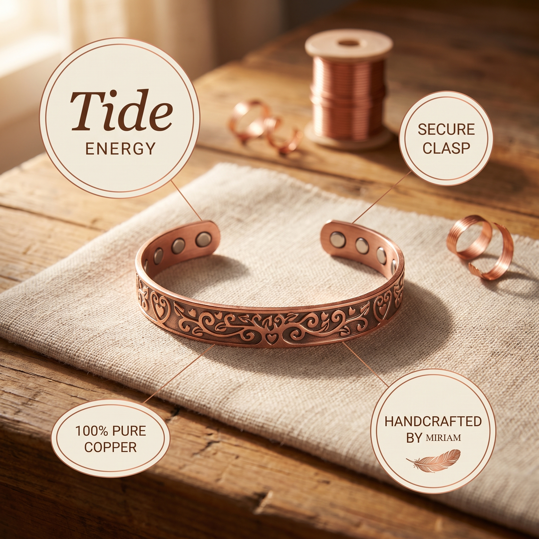 Miriam's Tide Copper Bracelet