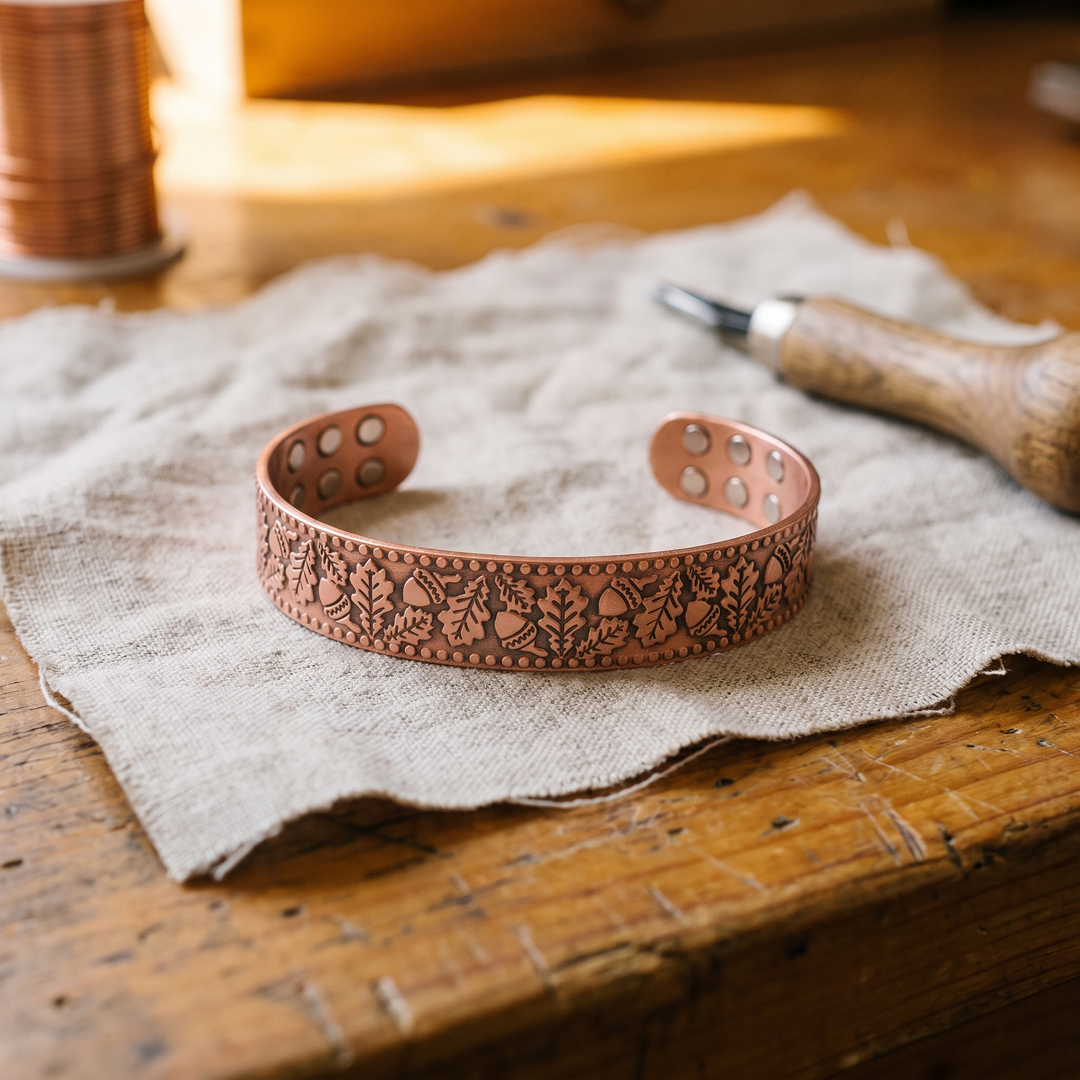 Miriam's Timber Copper Bracelet