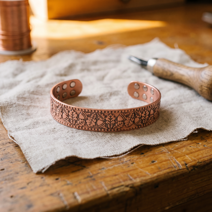 Miriam's Timber Copper Bracelet