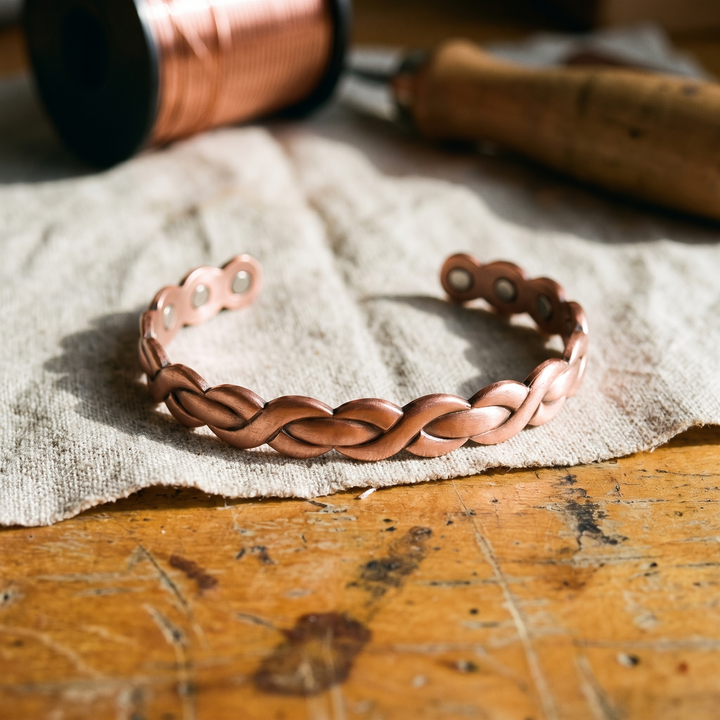 Miriam's Loom Copper Bracelet