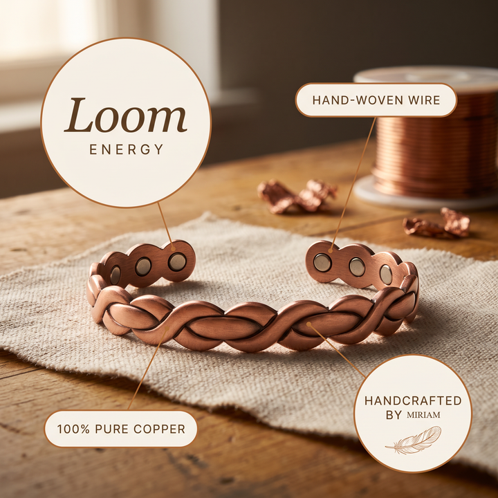 Miriam's Loom Copper Bracelet