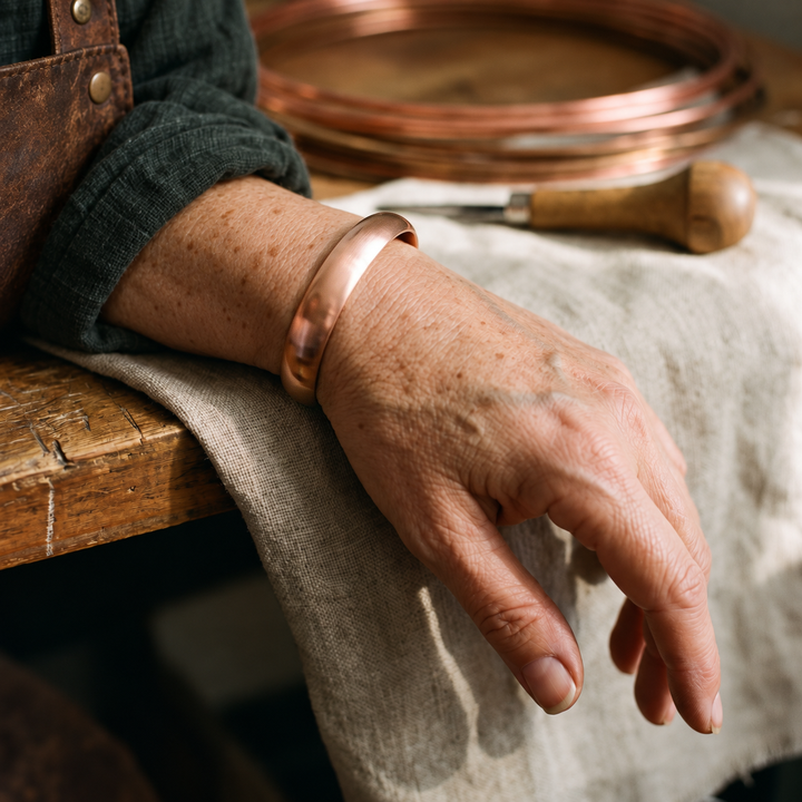 Miriam's Tide Copper Bracelet