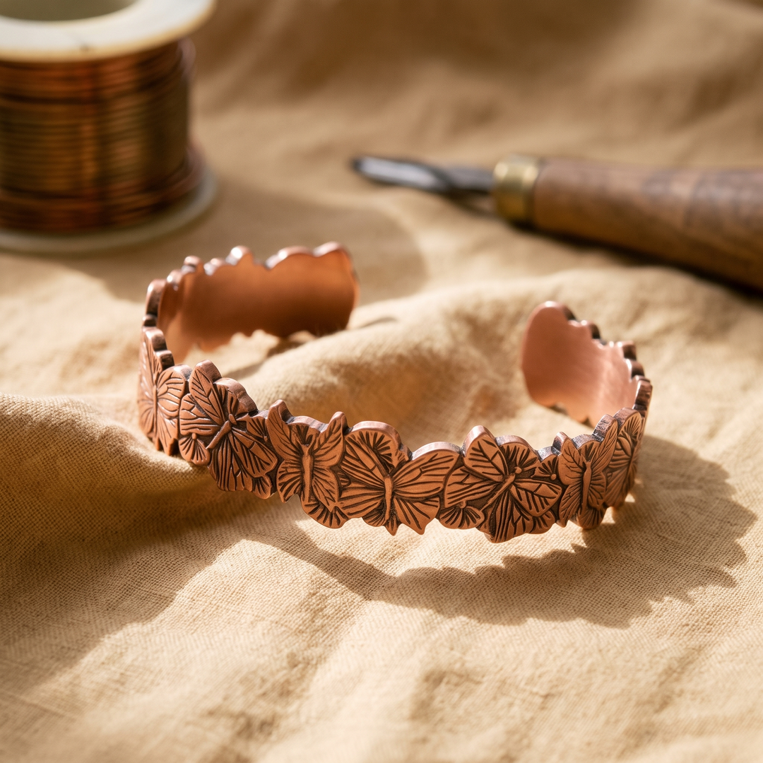 Miriam's Sky Copper Bracelet