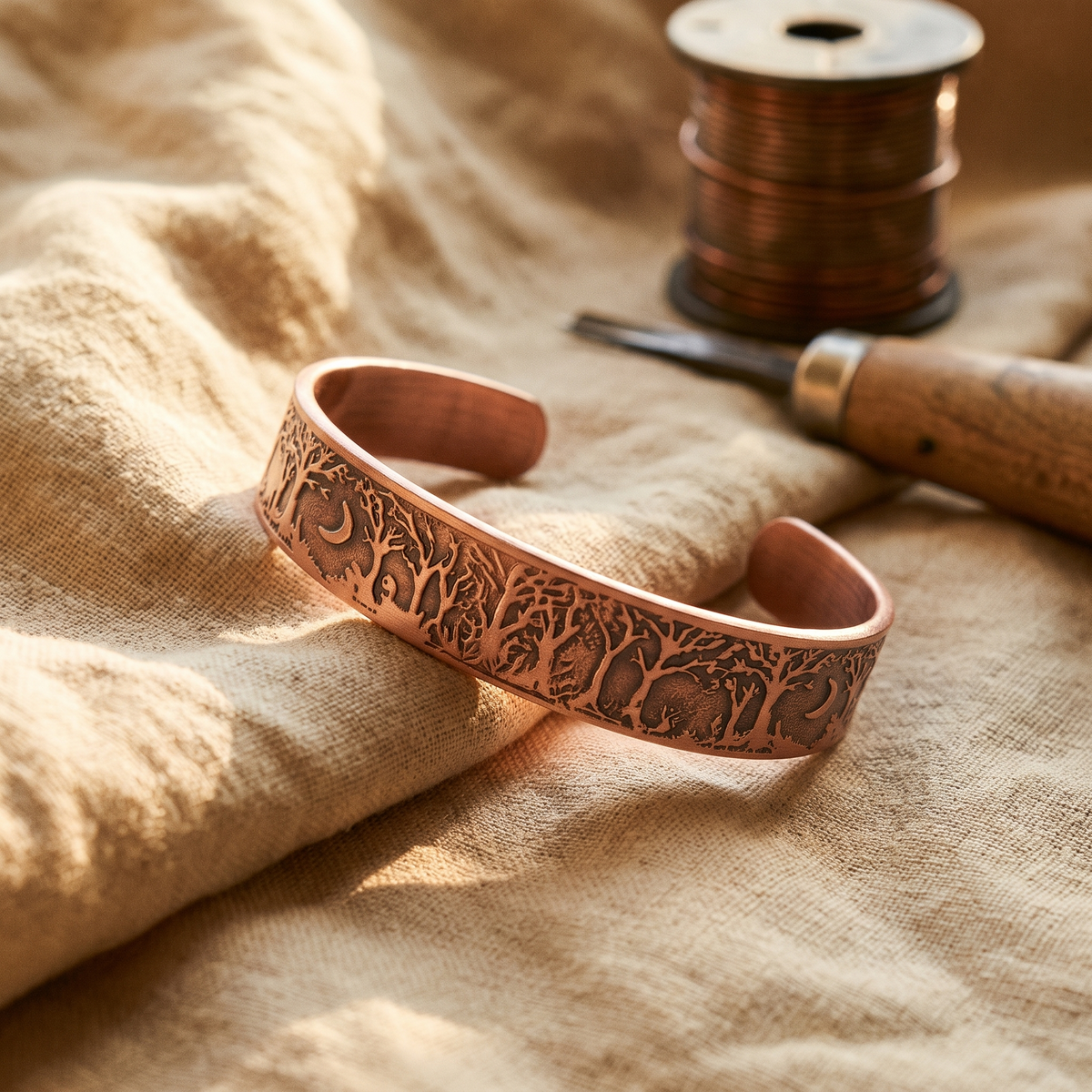 Miriam's Grove Copper Bracelet