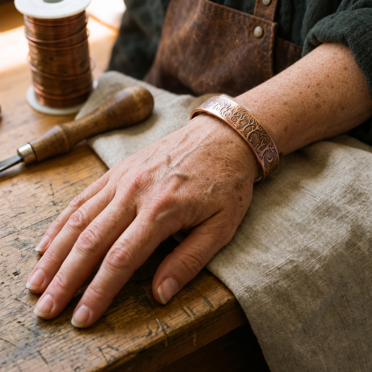 Miriam's Grove Copper Bracelet