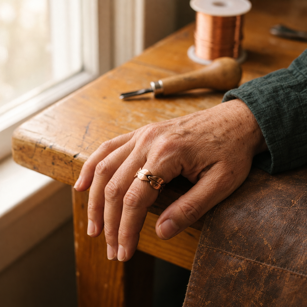 Miriam's Bind Copper Ring