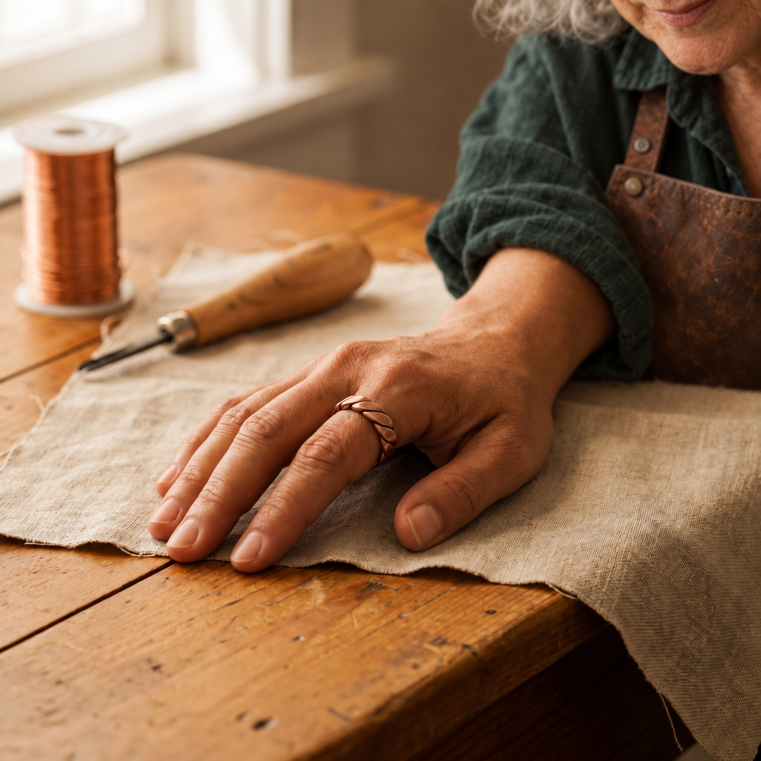 Miriam's Knap Copper Ring
