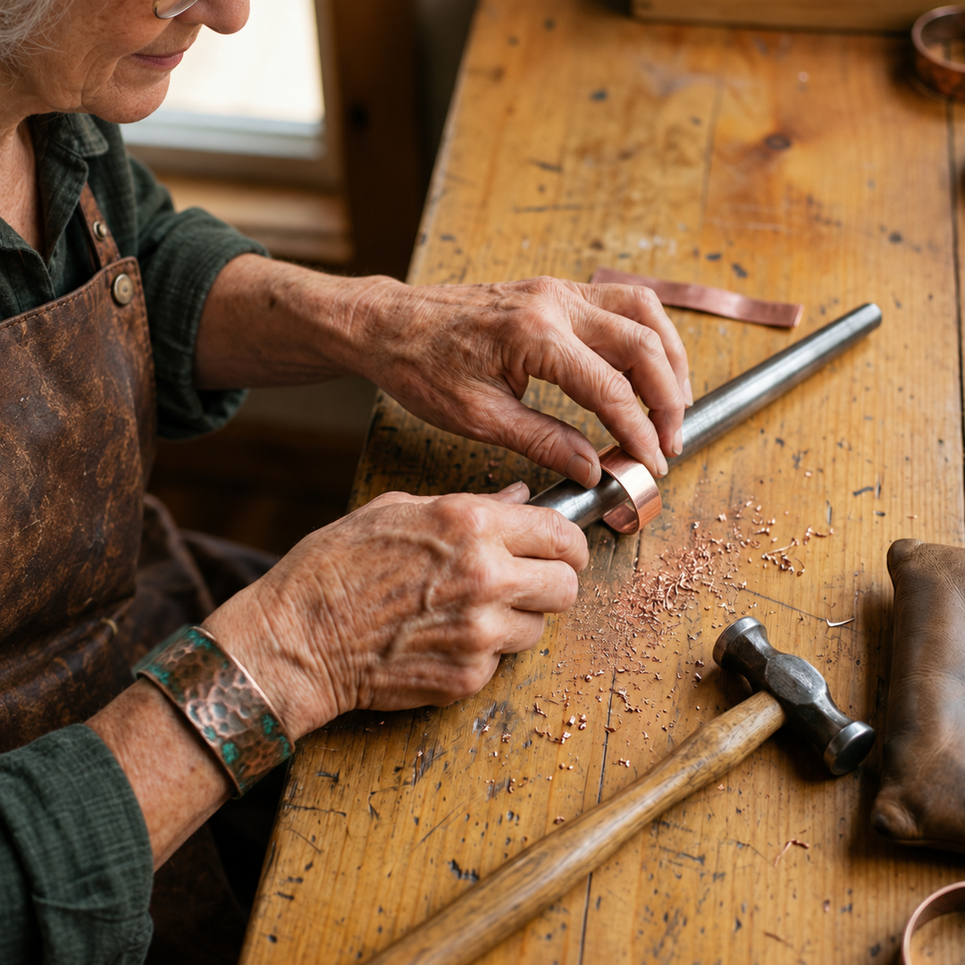 Miriam's Peat Copper Ring