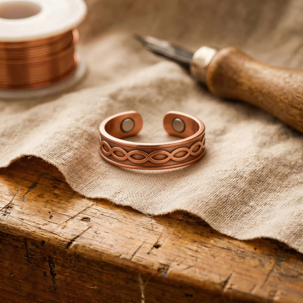 Miriam's Char Copper Ring