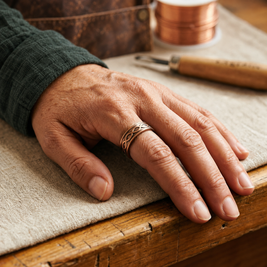Miriam's Char Copper Ring