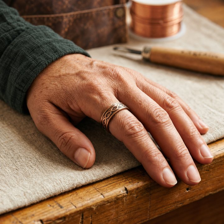 Miriam's Char Copper Ring