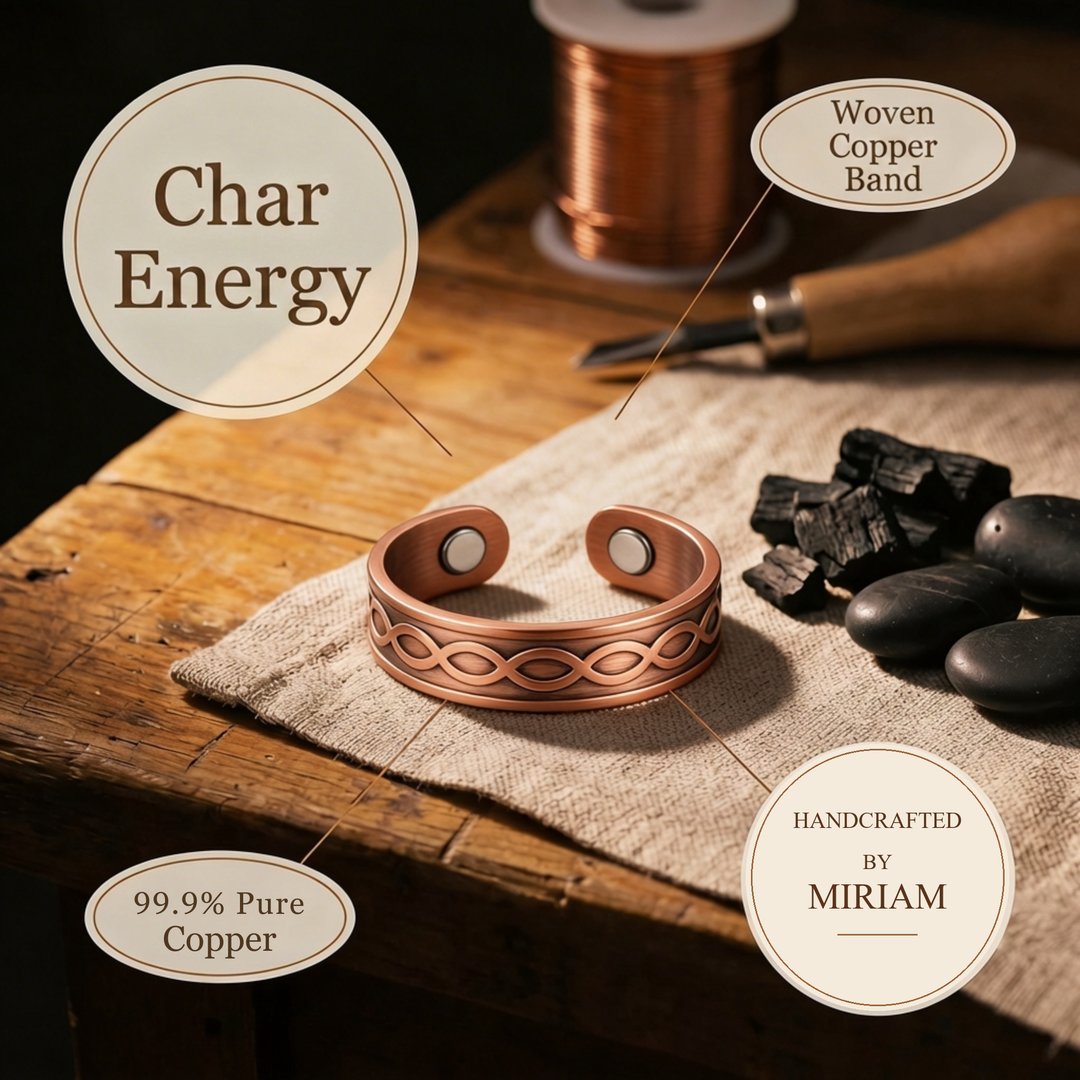 Miriam's Char Copper Ring