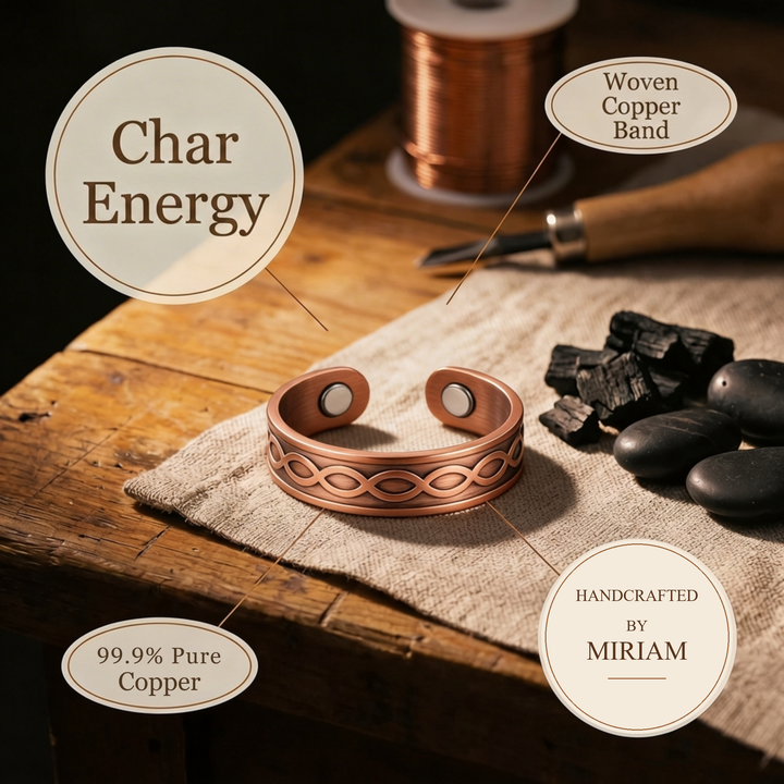 Miriam's Char Copper Ring