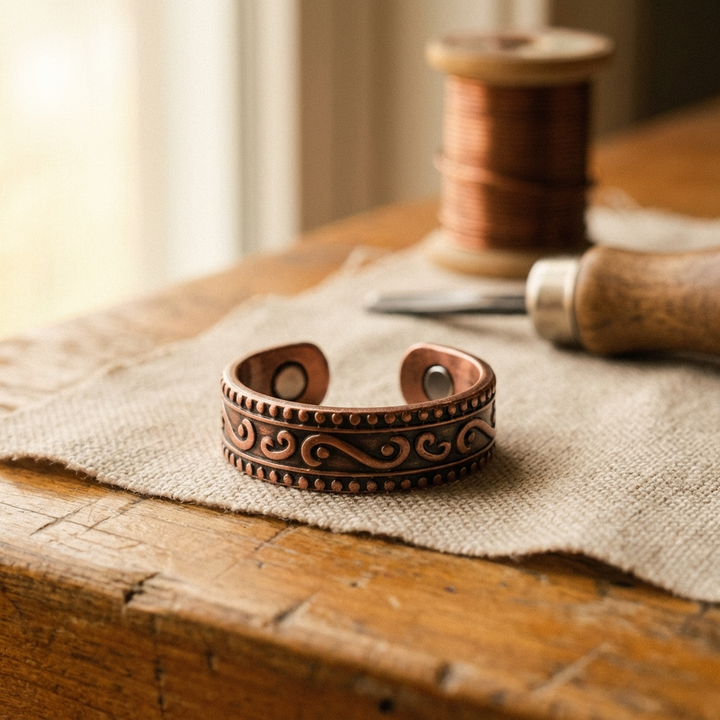 Miriam's Fern Copper Ring