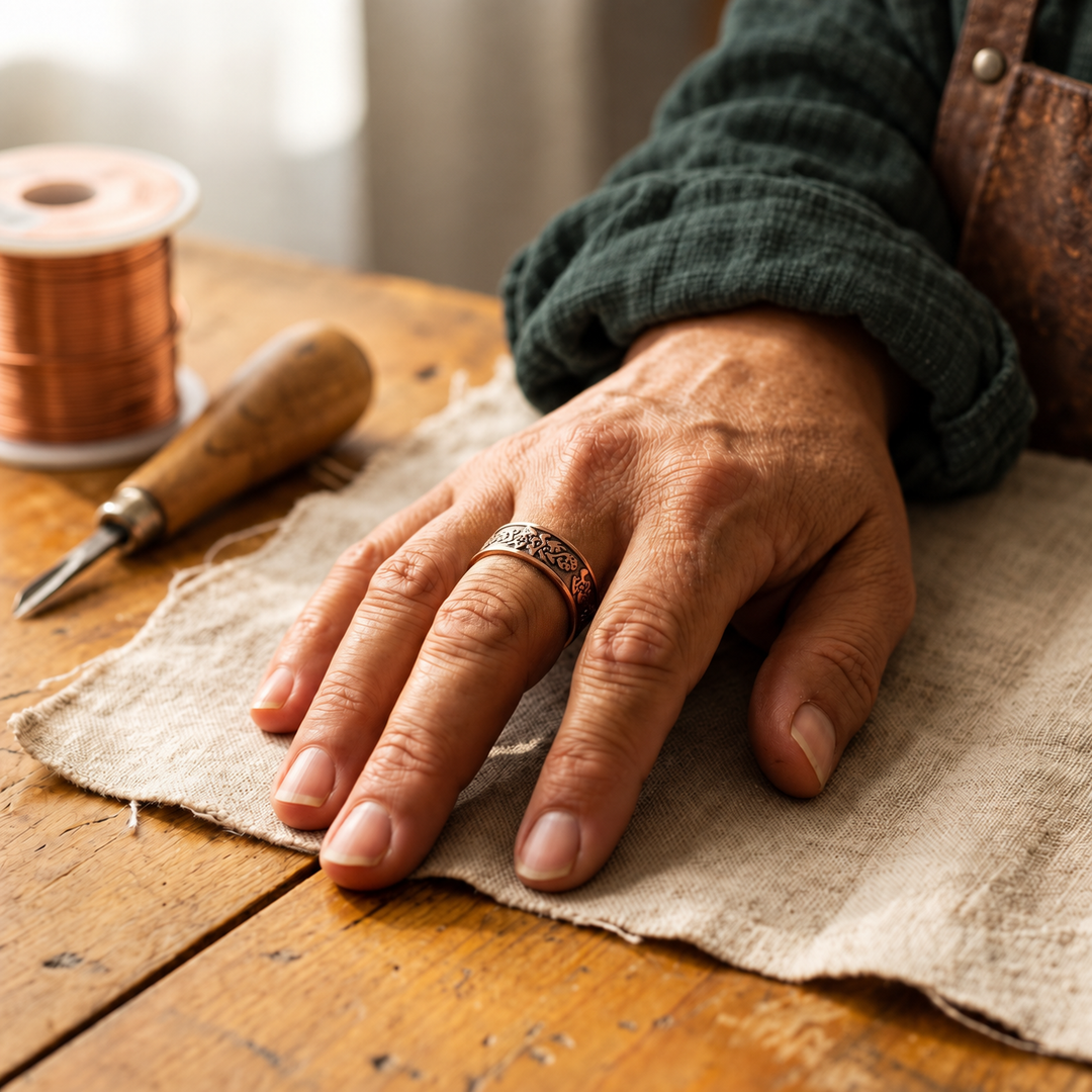 Miriam's Clag Copper Ring