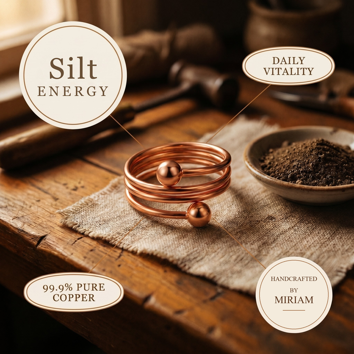 Miriam's Silt Copper Ring