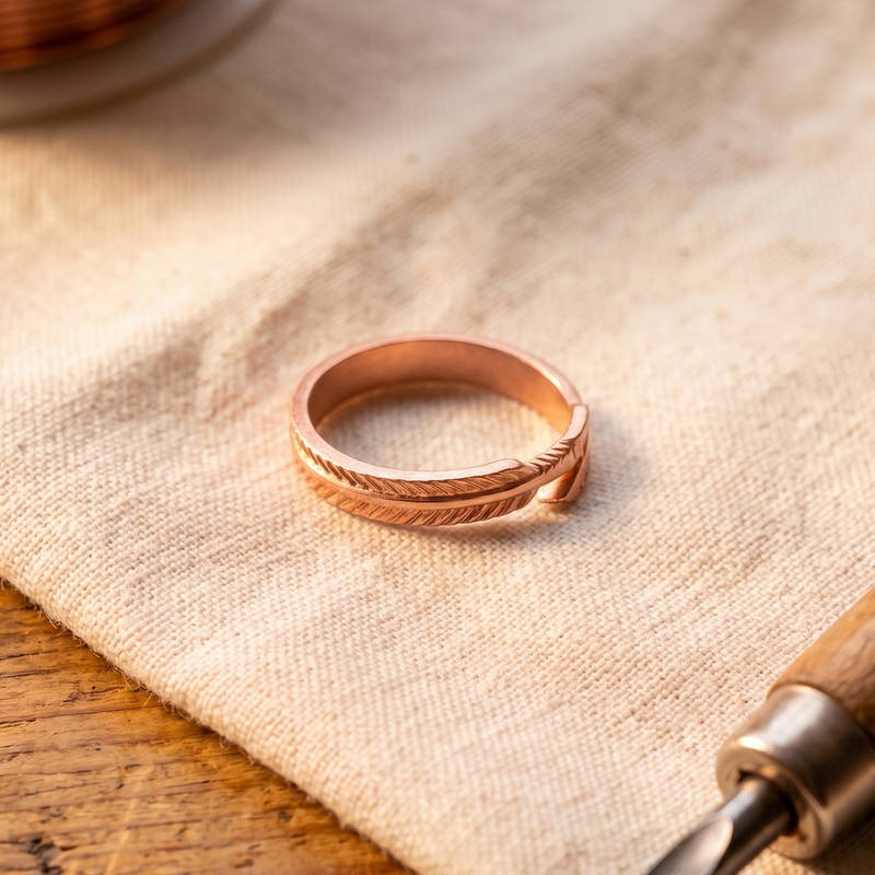 Miriam's Root Copper Ring