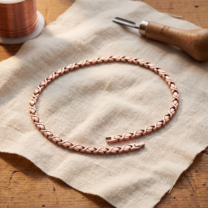 Miriam's Cedar Copper Necklace