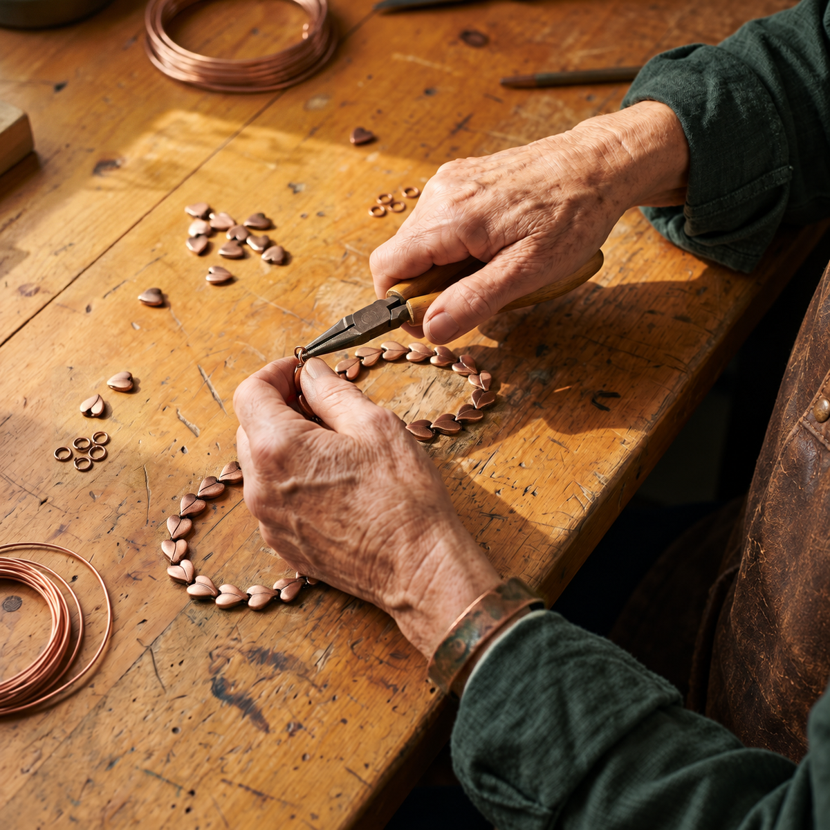 Miriam's Briar Copper Necklace