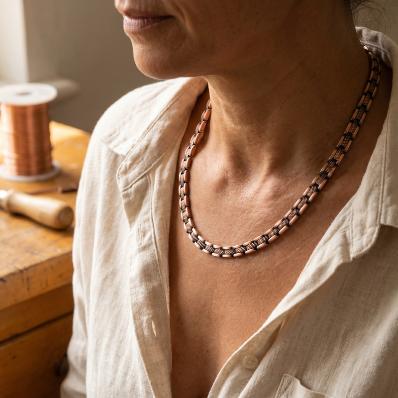 Miriam's Haze Copper Necklace