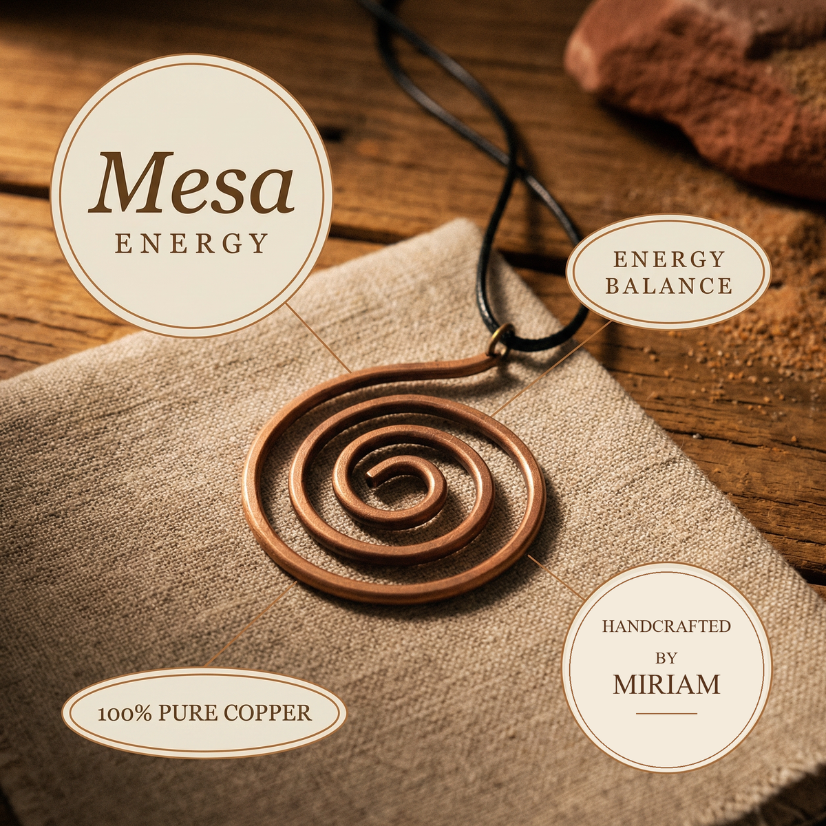 Miriam's Mesa Copper Necklace