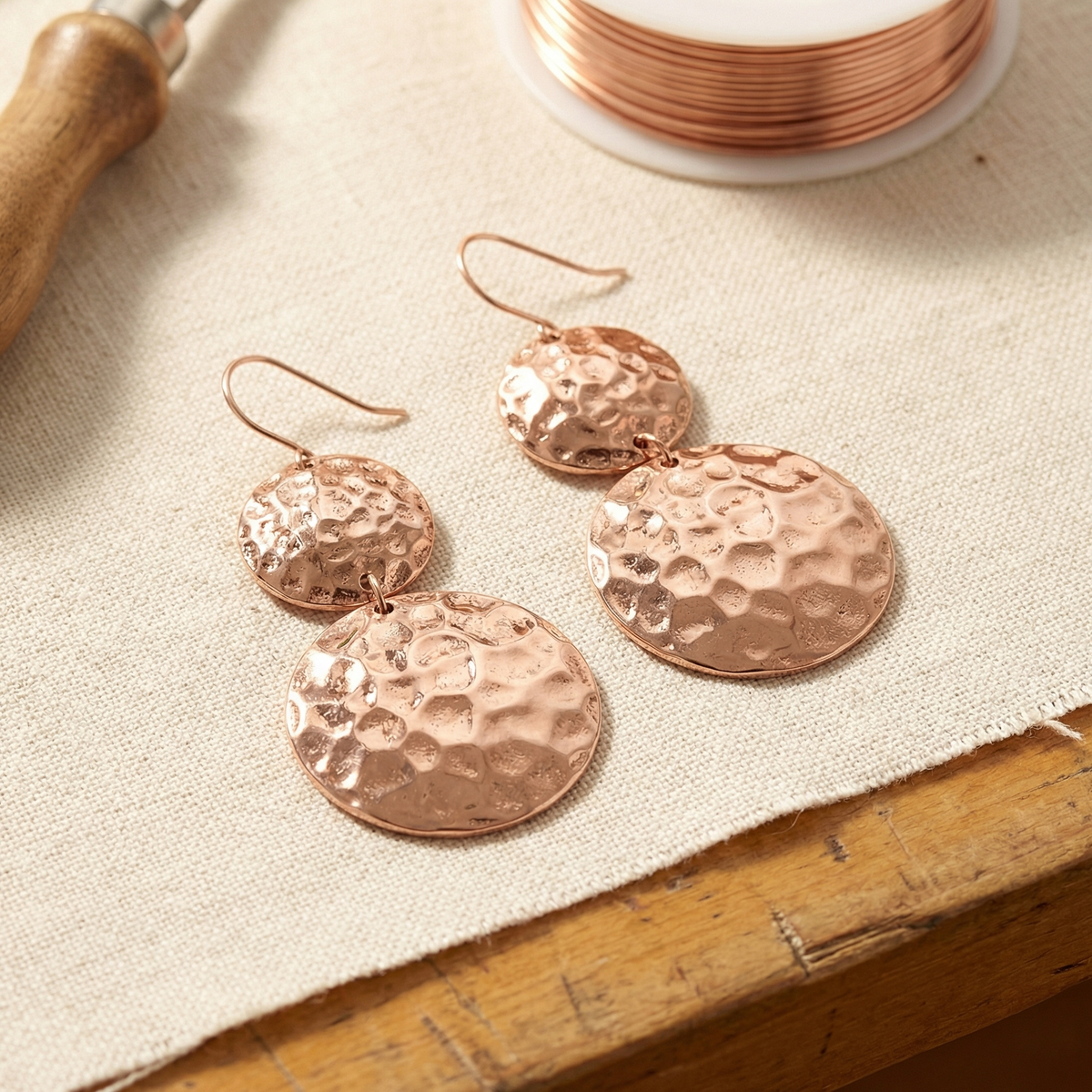 Miriam's Solstice Copper Earrings