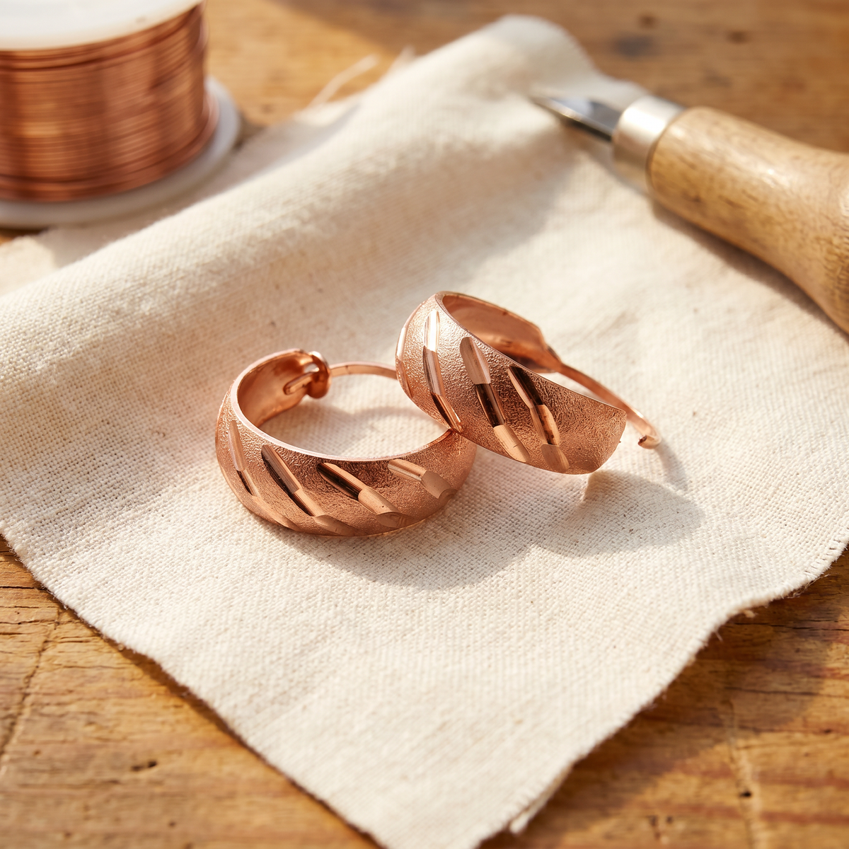 Miriam's Vale Copper Earrings