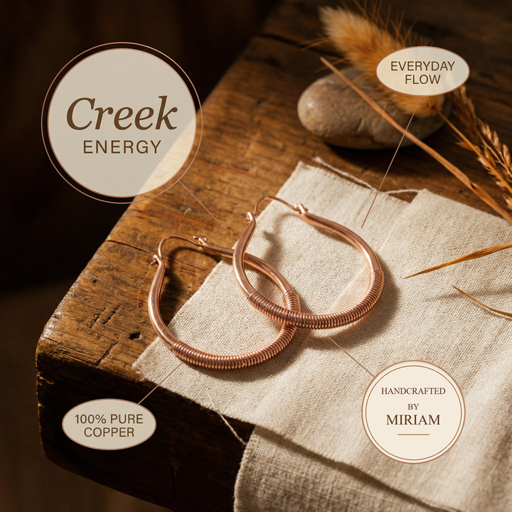 Miriam's Creek Copper Earrings