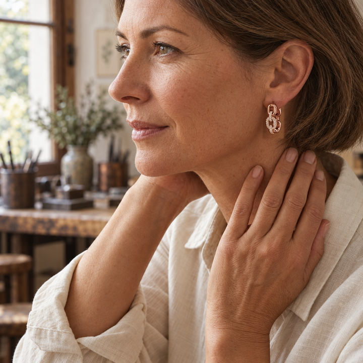 Miriam's Tor Copper Earrings