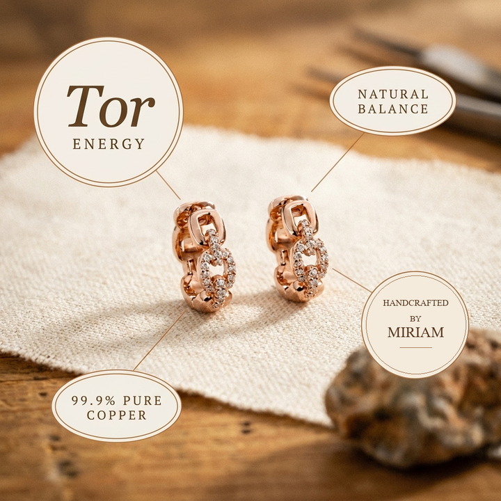 Miriam's Tor Copper Earrings