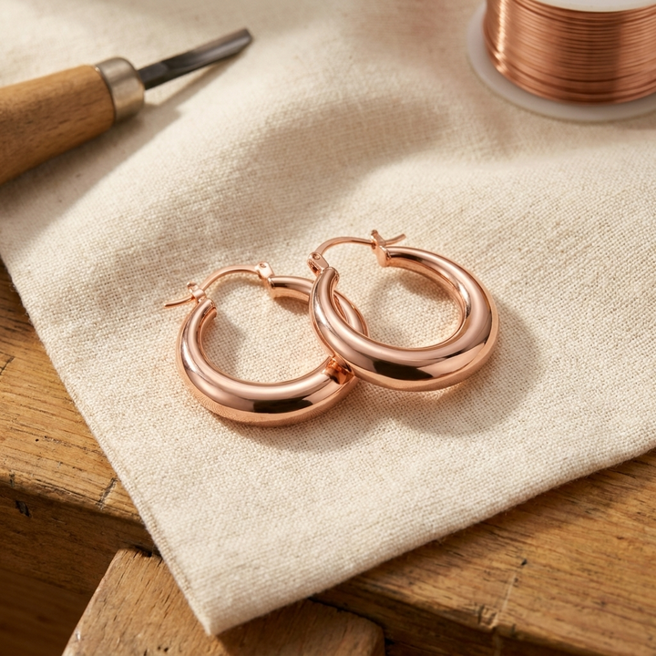 Miriam's Marl Copper Earrings