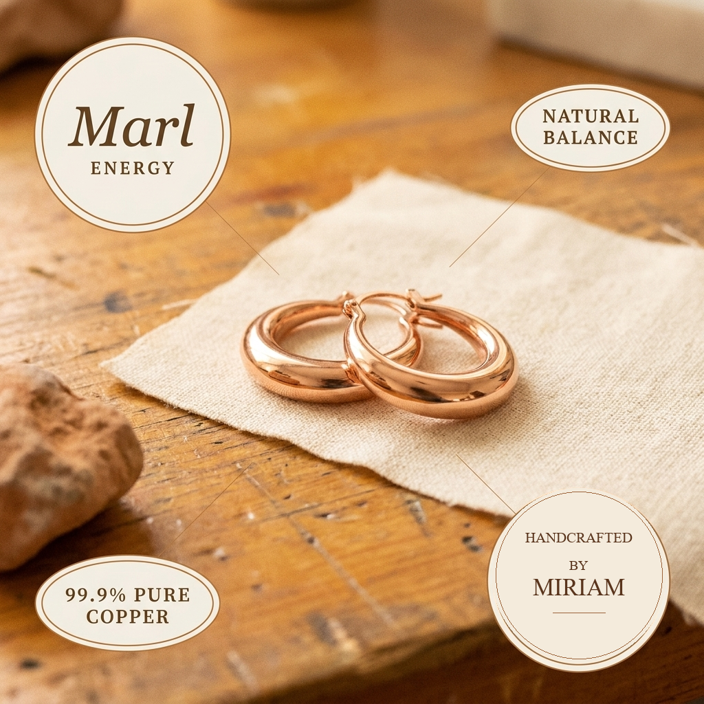 Miriam's Marl Copper Earrings