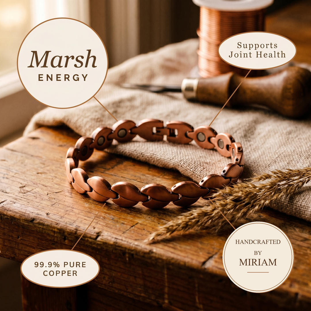Miriam's Marsh Copper Anklet