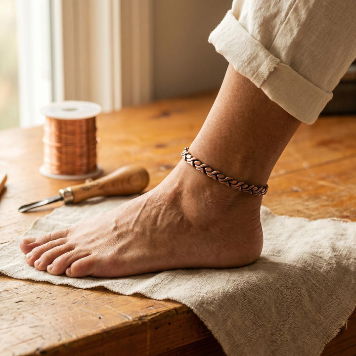 Miriam's Dune Copper Anklet