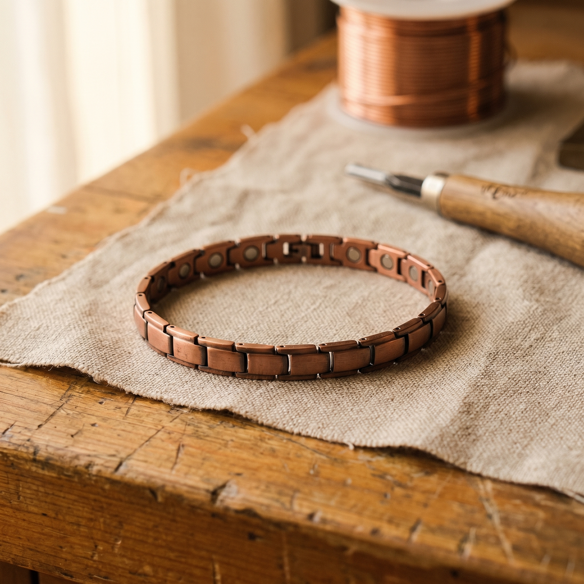 Miriam's Shore Copper Anklet