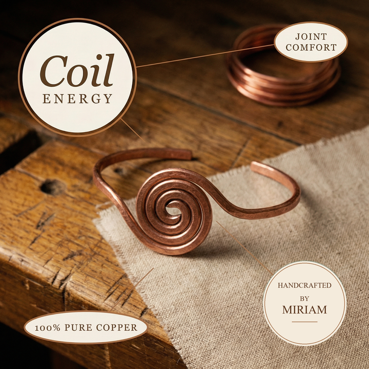 Miriam's Coil Copper Anklet