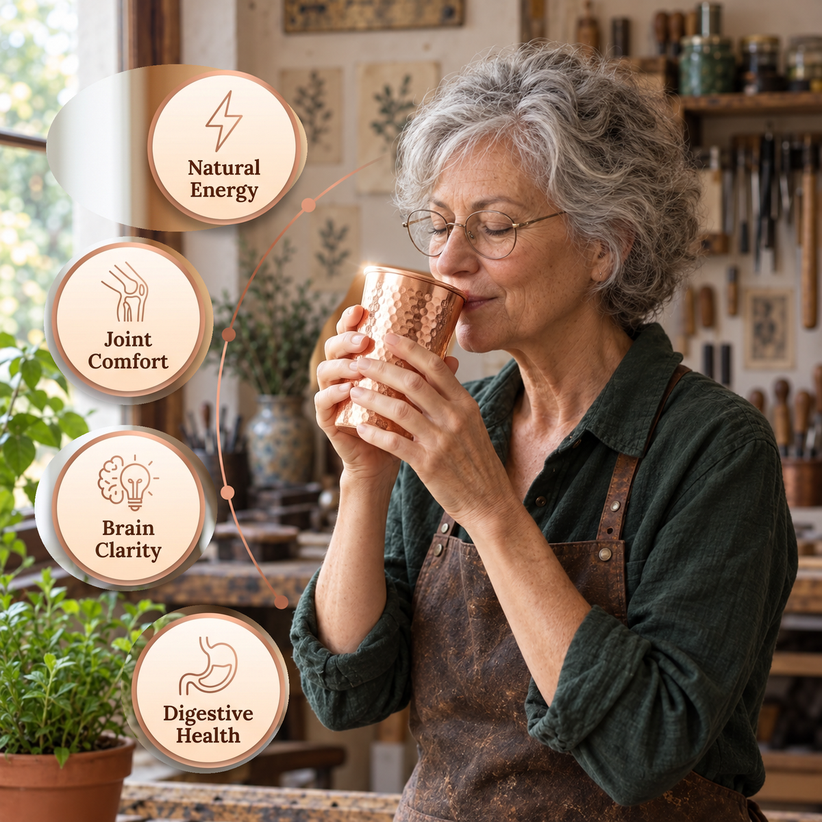 Miriam's Pure Copper Cup