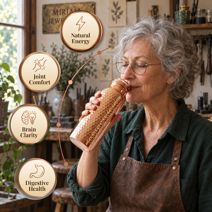Miriam's Pure Copper Water Bottle