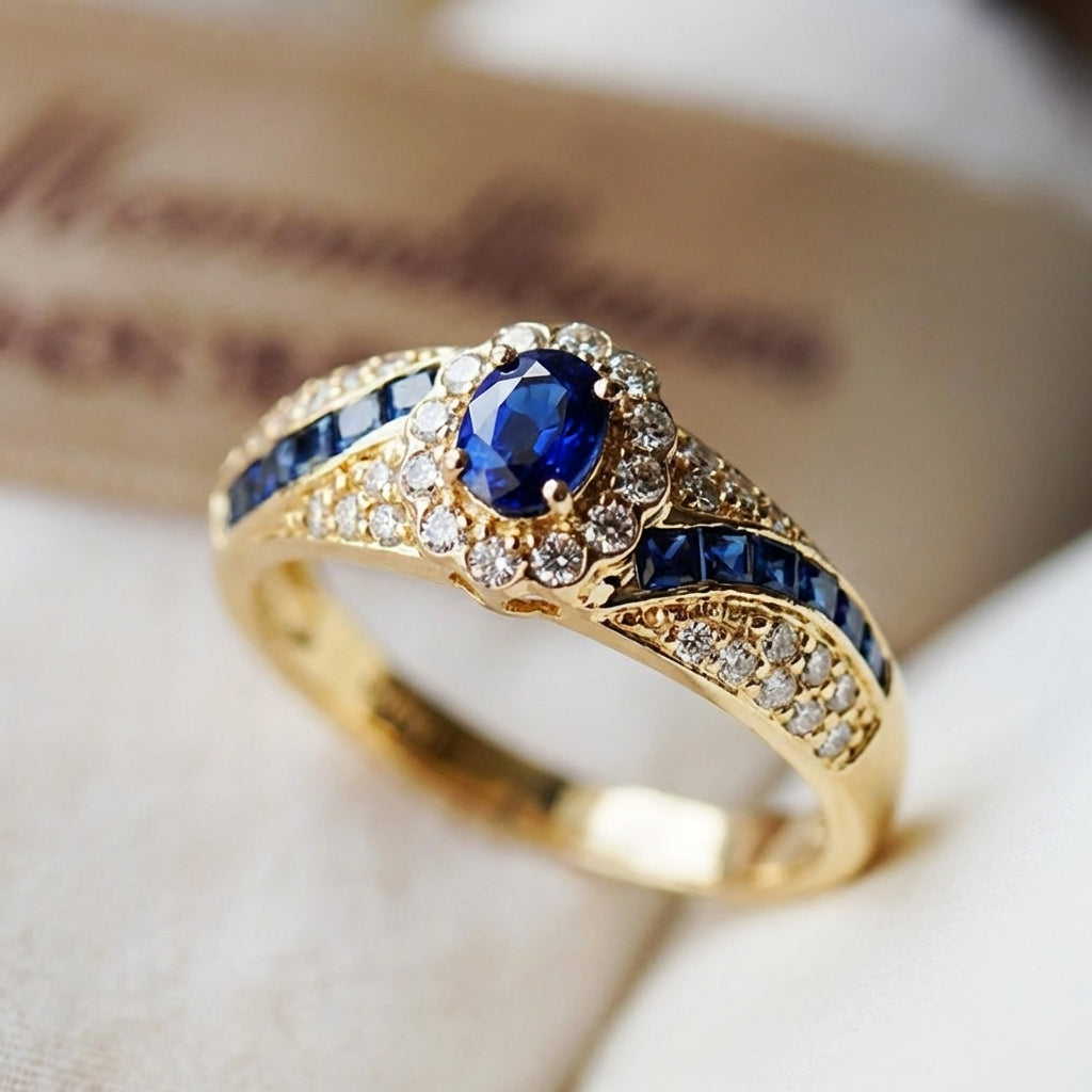 Eternal Promise | Oval Sapphire Ring