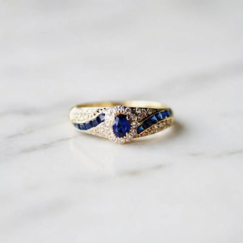 Eternal Promise | Oval Sapphire Ring