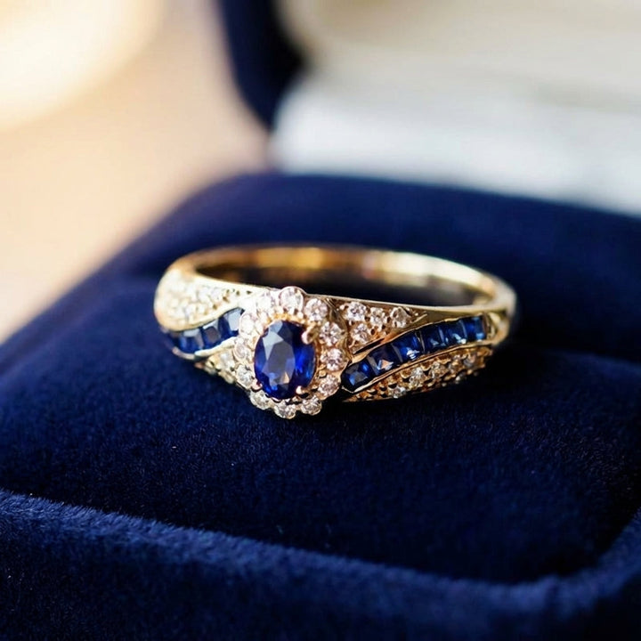 Eternal Promise | Oval Sapphire Ring