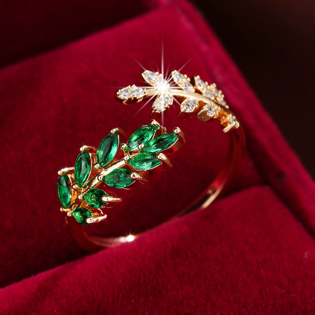 Vivara Saphielle | Leaf Ring