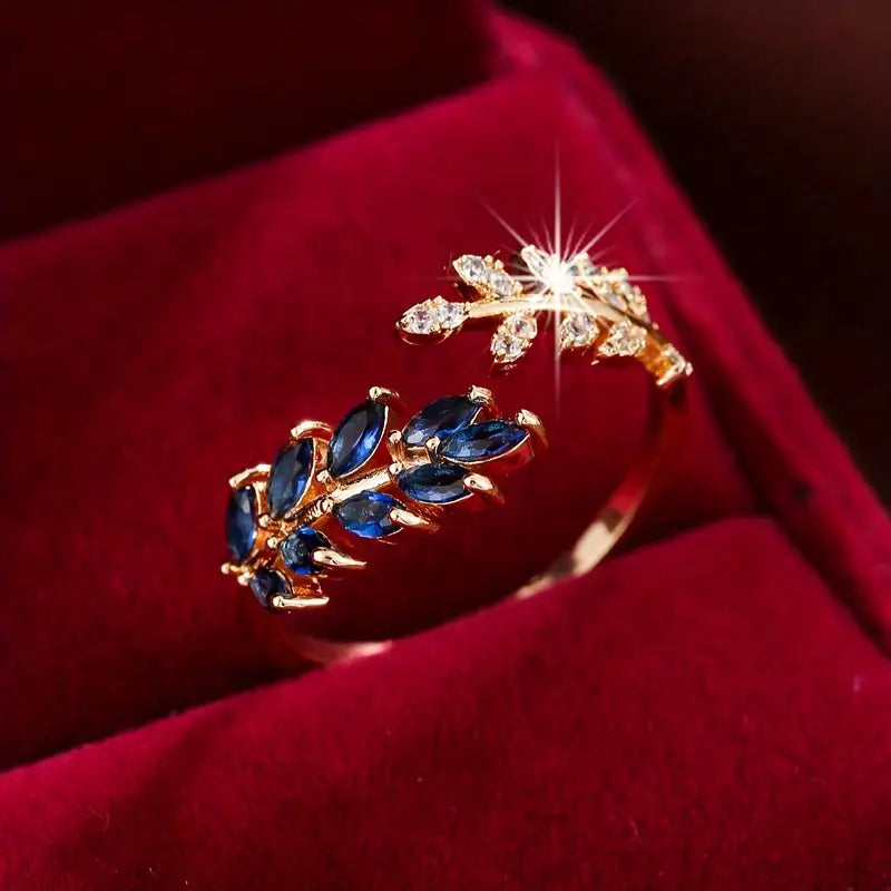Vivara Saphielle | Leaf Ring