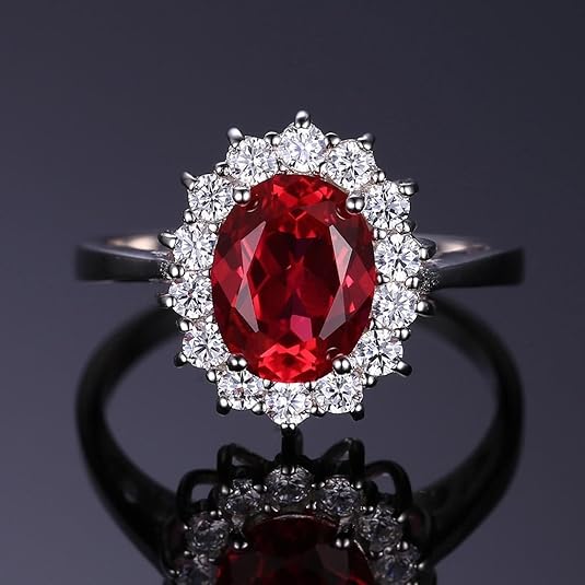 Ruby | Classic Halo Ring