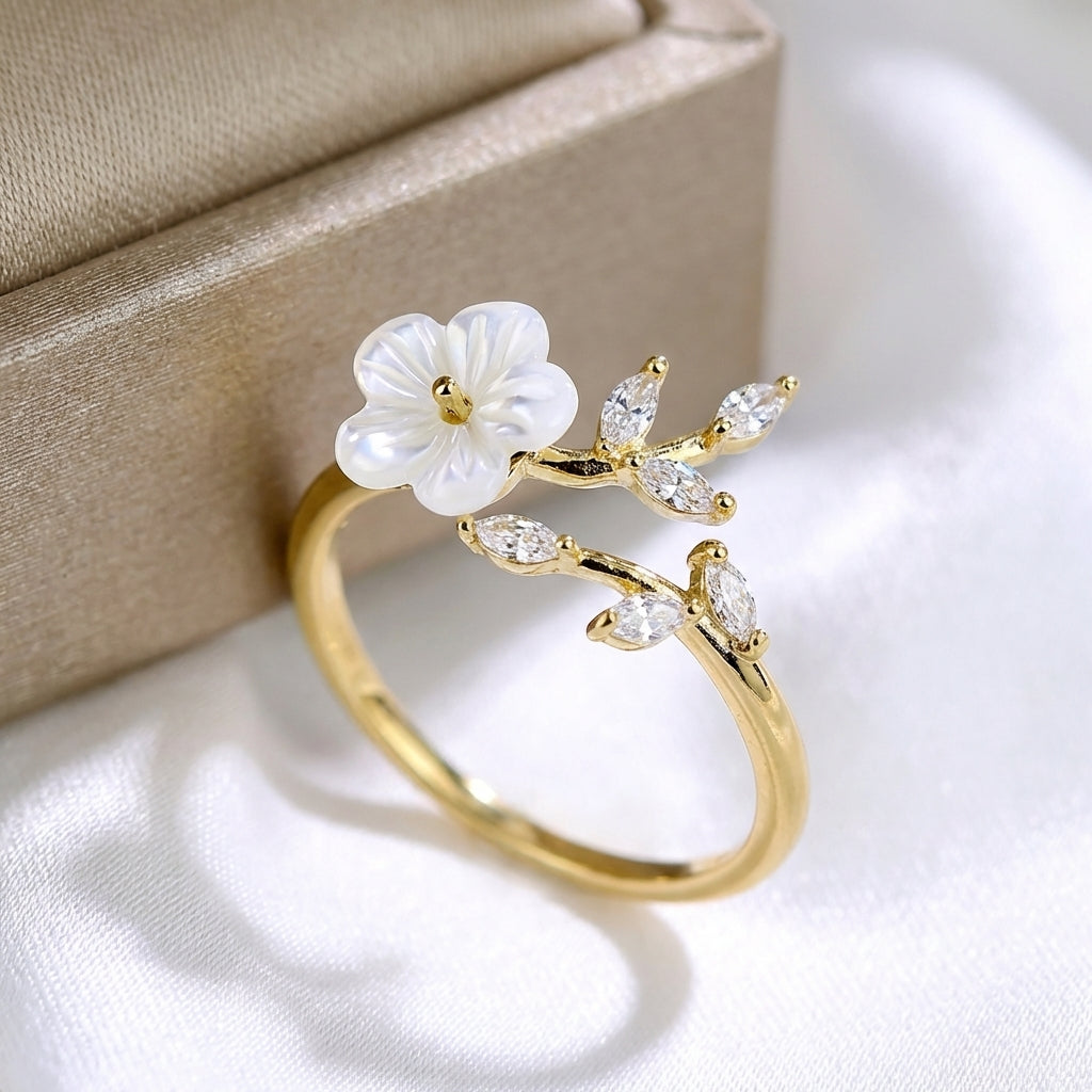 Flora | Adjustable Floral Ring