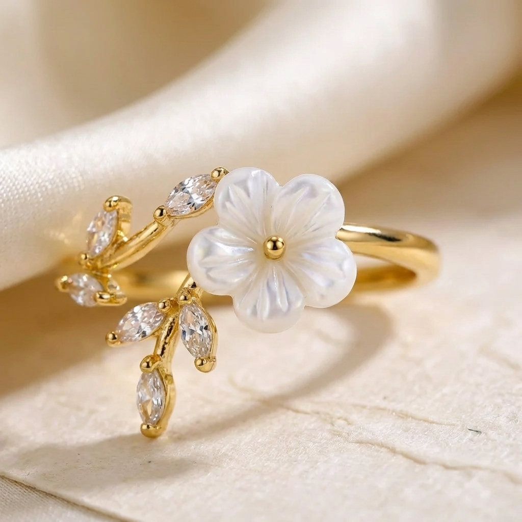 Flora | Adjustable Floral Ring