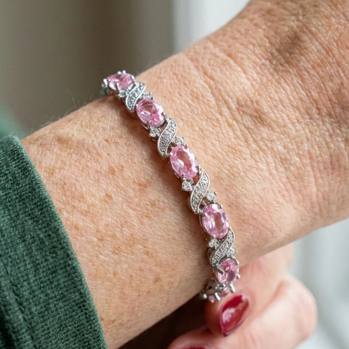 Giada Rosalyth | Pink Stone Bracelet