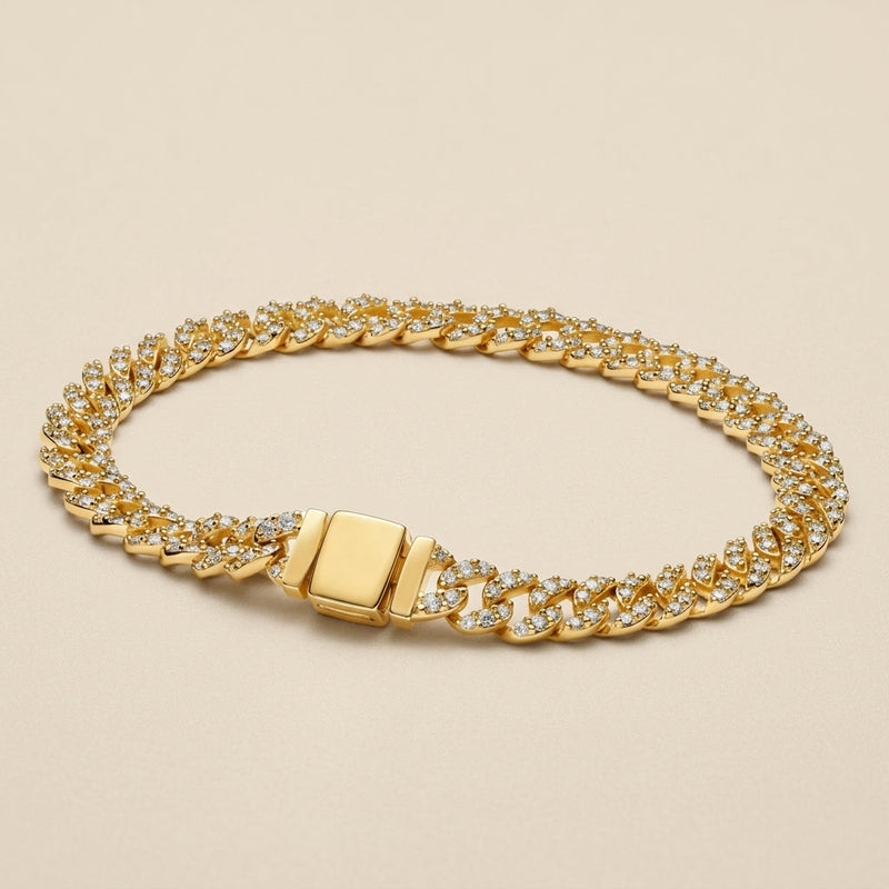 Holly | Wide Cuban Link Bracelet